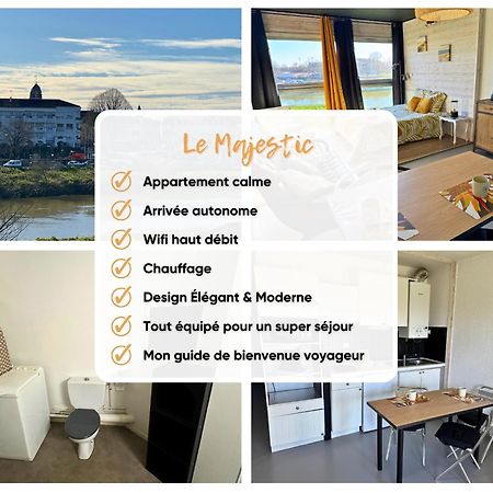 Majestic - Wifi - Parking - Vue Daire Dax Dış mekan fotoğraf